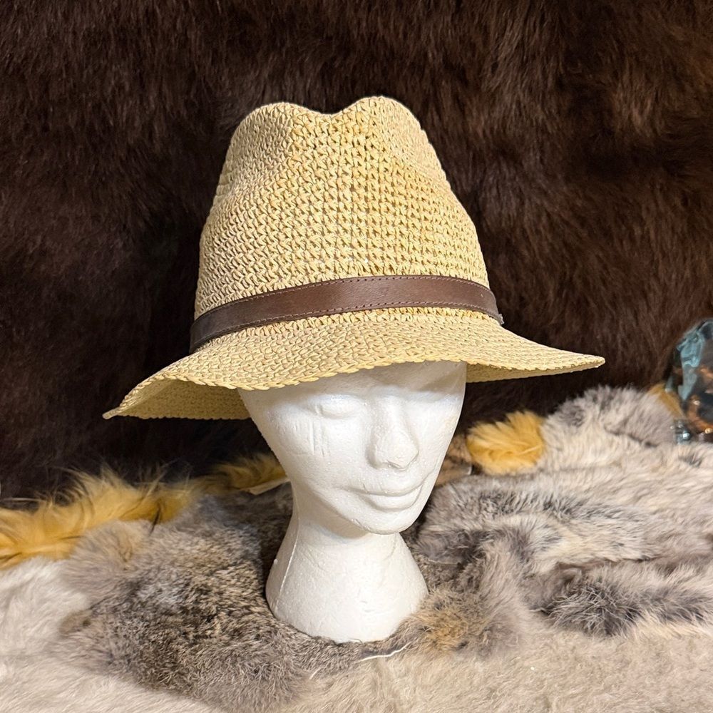 Pendleton Woven Hat with Brown Leather Band XL (6006)